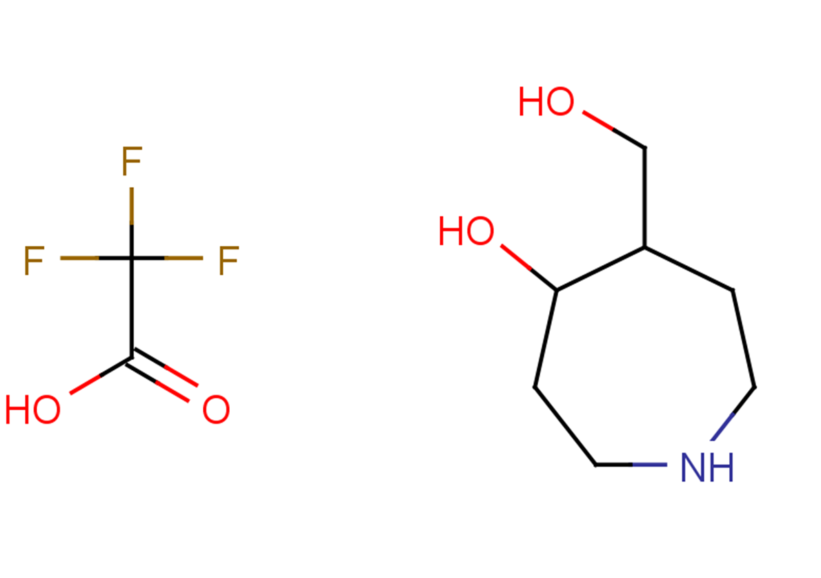 5-(hydroxymethyl)azepan-4-ol, trifluoroacetic acid