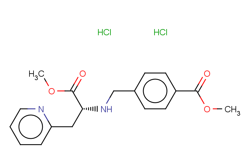 methyl 4-({[(2R)-1-methoxy-1-oxo-3-(pyridin-2-yl)propan-2-yl]amino}methyl)benzoate dihydrochloride