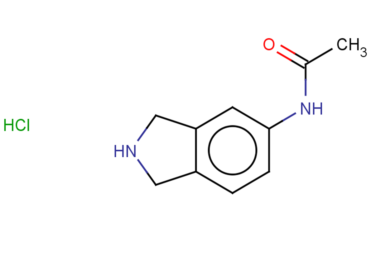 N-(2,3-dihydro-1H-isoindol-5-yl)acetamide hydrochloride