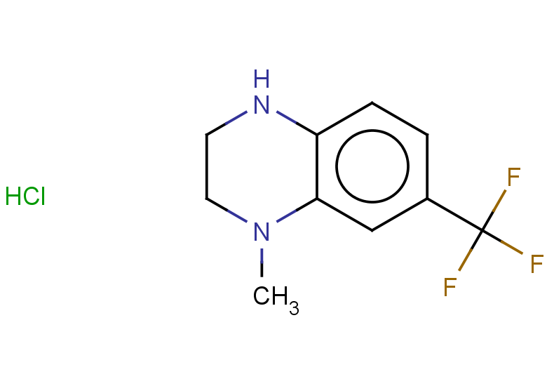 1-methyl-7-(trifluoromethyl)-1,2,3,4-tetrahydroquinoxaline hydrochloride