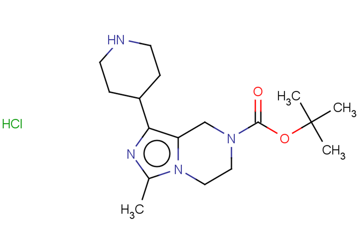 tert-butyl 3-methyl-1-(piperidin-4-yl)-5H,6H,7H,8H-imidazo[1,5-a]pyrazine-7-carboxylate hydrochloride