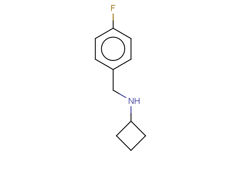 N-[(4-fluorophenyl)methyl]cyclobutanamine