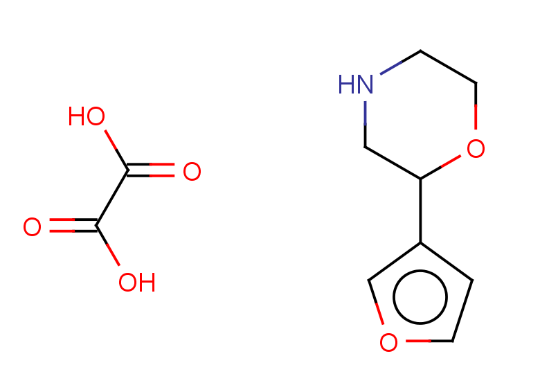 2-(furan-3-yl)morpholine, oxalic acid