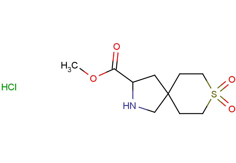 methyl 8,8-dioxo-8lambda6-thia-2-azaspiro[4.5]decane-3-carboxylate hydrochloride