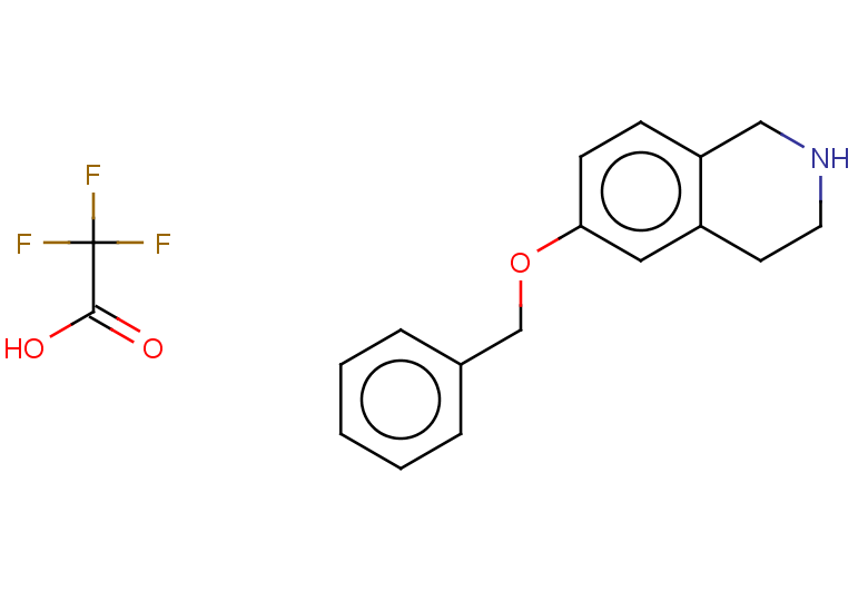 6-(benzyloxy)-1,2,3,4-tetrahydroisoquinoline, trifluoroacetic acid
