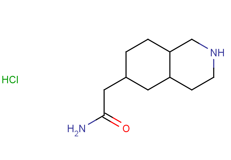 2-(decahydroisoquinolin-6-yl)acetamide hydrochloride, Mixture of diastereomers