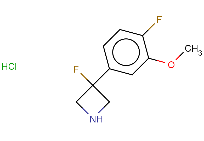 3-fluoro-3-(4-fluoro-3-methoxyphenyl)azetidine hydrochloride