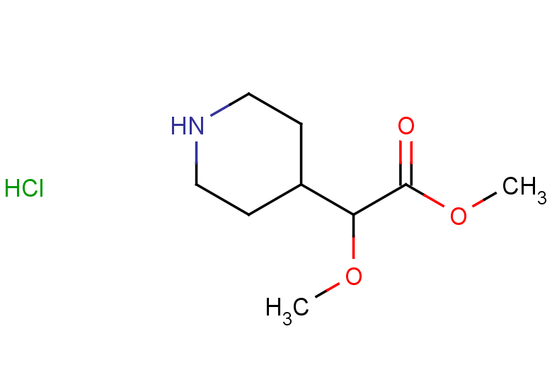 methyl 2-methoxy-2-(piperidin-4-yl)acetate hydrochloride