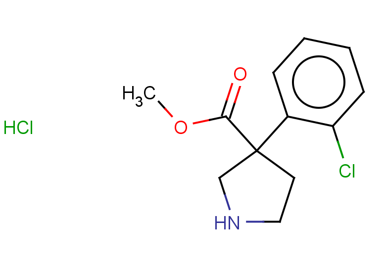 methyl 3-(2-chlorophenyl)pyrrolidine-3-carboxylate hydrochloride