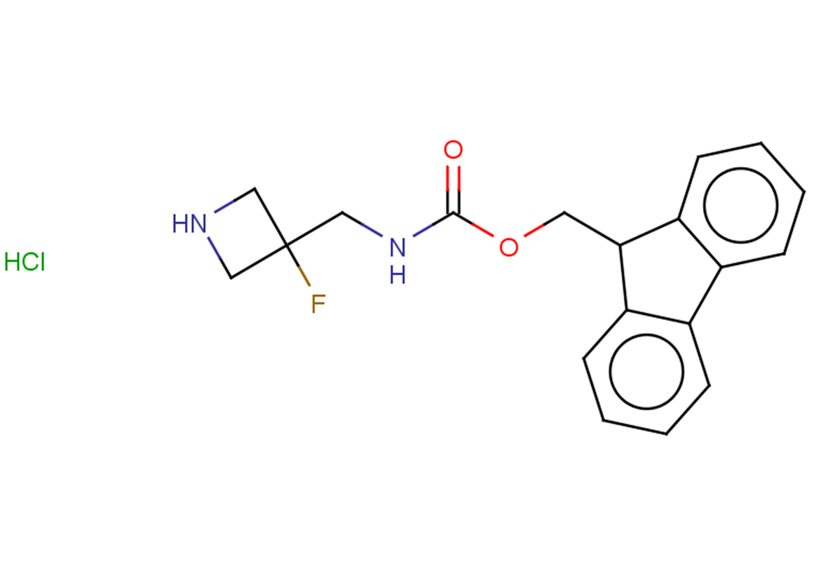 (9H-fluoren-9-yl)methyl N-[(3-fluoroazetidin-3-yl)methyl]carbamate hydrochloride