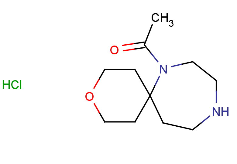1-{3-oxa-7,10-diazaspiro[5.6]dodecan-7-yl}ethan-1-one hydrochloride