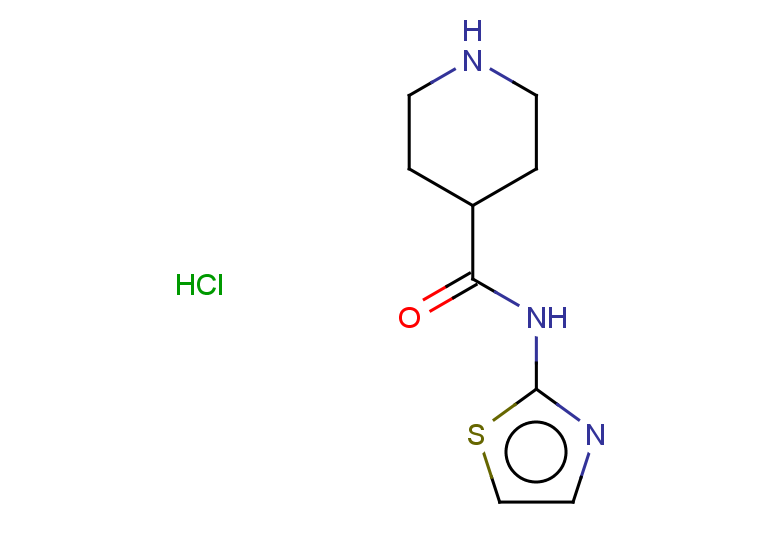 N-(1,3-thiazol-2-yl)piperidine-4-carboxamide hydrochloride