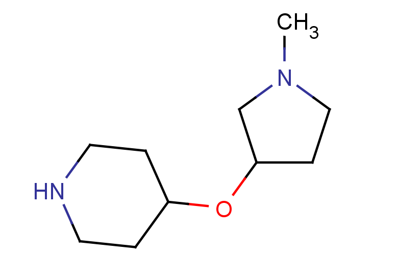 4-[(1-methylpyrrolidin-3-yl)oxy]piperidine
