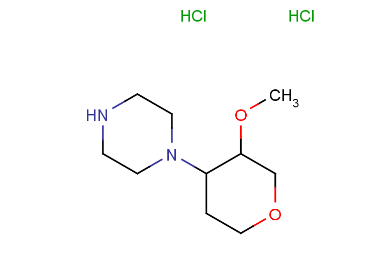 1-(3-methoxyoxan-4-yl)piperazine dihydrochloride