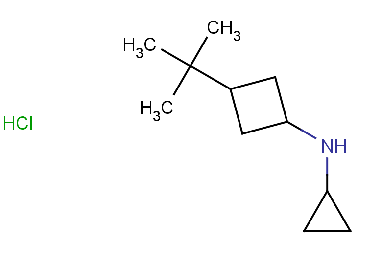 3-tert-butyl-N-cyclopropylcyclobutan-1-amine hydrochloride