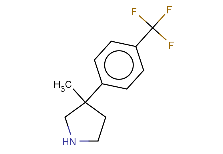 3-methyl-3-[4-(trifluoromethyl)phenyl]pyrrolidine