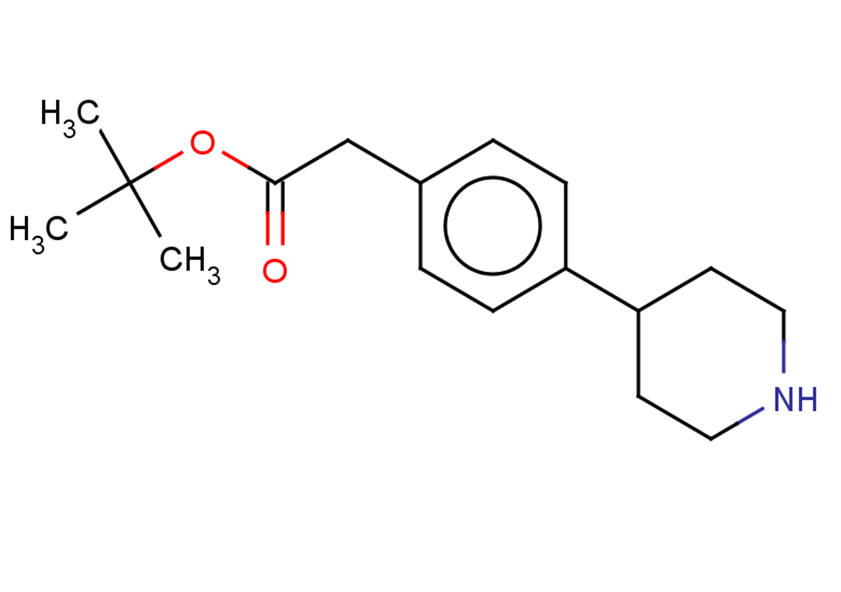 tert-butyl 2-[4-(piperidin-4-yl)phenyl]acetate