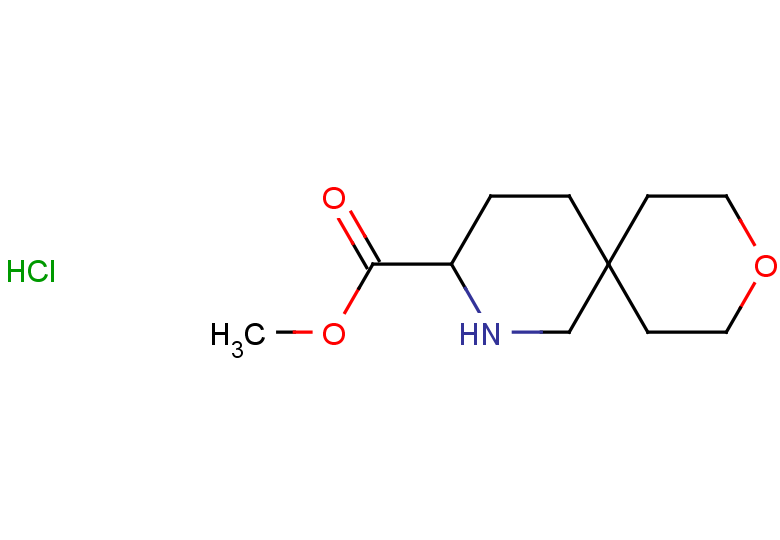 methyl 9-oxa-2-azaspiro[5.5]undecane-3-carboxylate hydrochloride