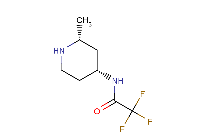 rac-2,2,2-trifluoro-N-[(2R,4R)-2-methylpiperidin-4-yl]acetamide