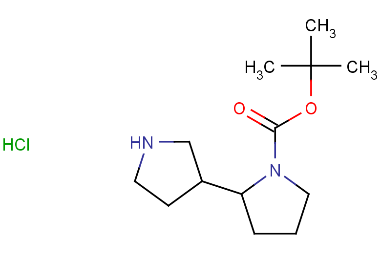 tert-butyl 2-(pyrrolidin-3-yl)pyrrolidine-1-carboxylate hydrochloride