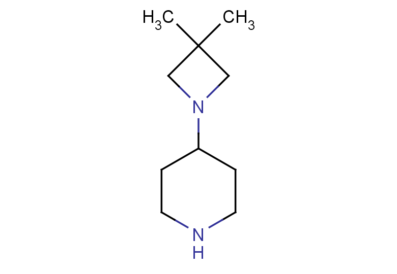 4-(3,3-dimethylazetidin-1-yl)piperidine