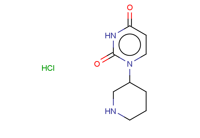 1-(piperidin-3-yl)-1,2,3,4-tetrahydropyrimidine-2,4-dione hydrochloride