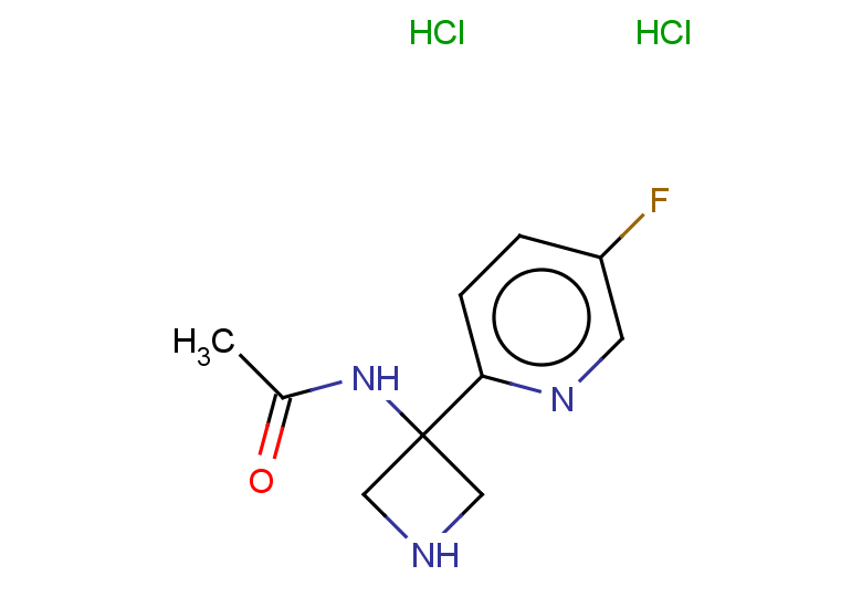 N-[3-(5-fluoropyridin-2-yl)azetidin-3-yl]acetamide dihydrochloride