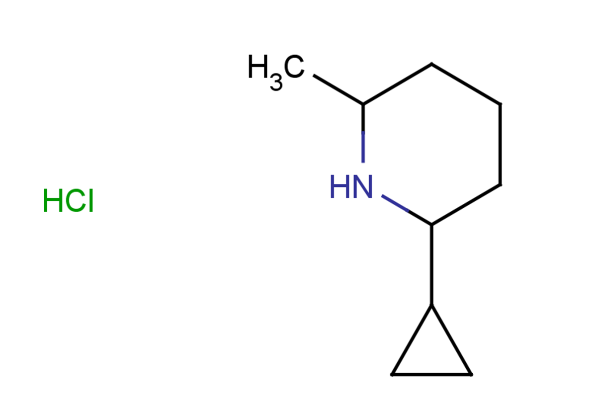2-cyclopropyl-6-methylpiperidine hydrochloride, Mixture of diastereomers