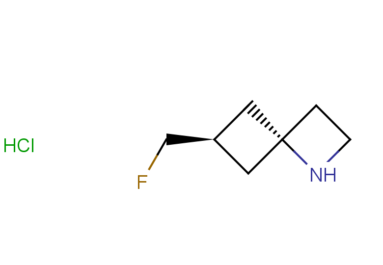 (4r,6r)-6-(fluoromethyl)-1-azaspiro[3.3]heptane hydrochloride, trans