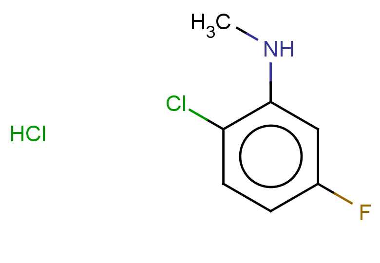 2-chloro-5-fluoro-N-methylaniline hydrochloride