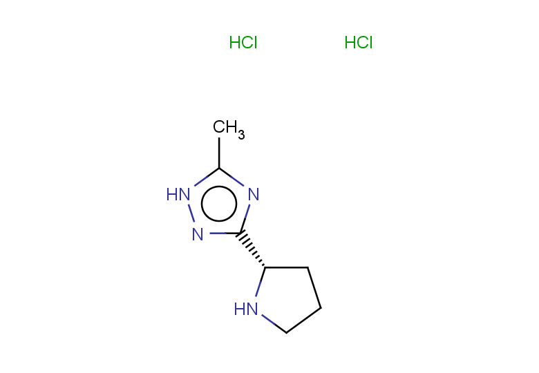 5-methyl-3-[(2S)-pyrrolidin-2-yl]-1H-1,2,4-triazole dihydrochloride