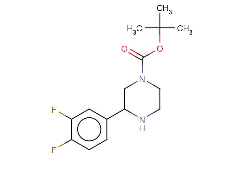 tert-butyl 3-(3,4-difluorophenyl)piperazine-1-carboxylate
