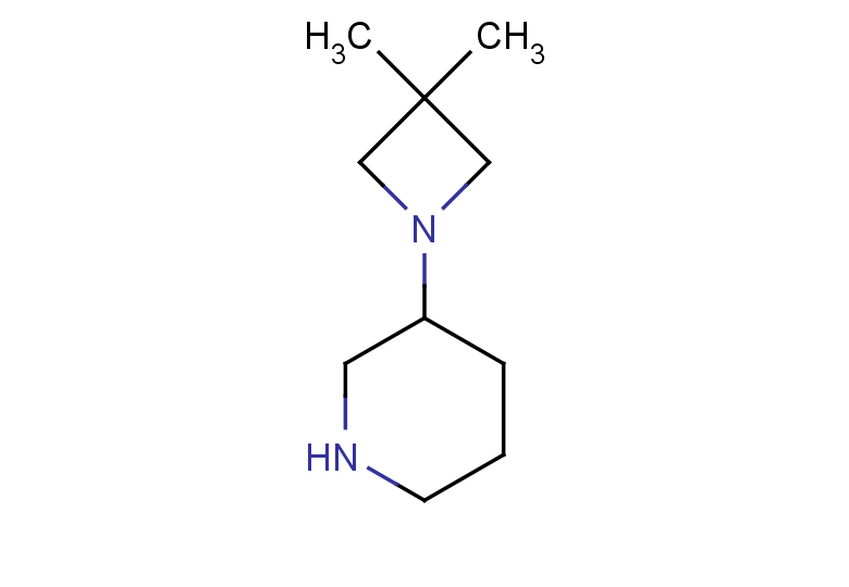 3-(3,3-dimethylazetidin-1-yl)piperidine