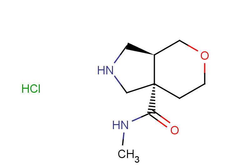 rac-(3aR,7aR)-N-methyl-octahydropyrano[3,4-c]pyrrole-7a-carboxamide hydrochloride, cis