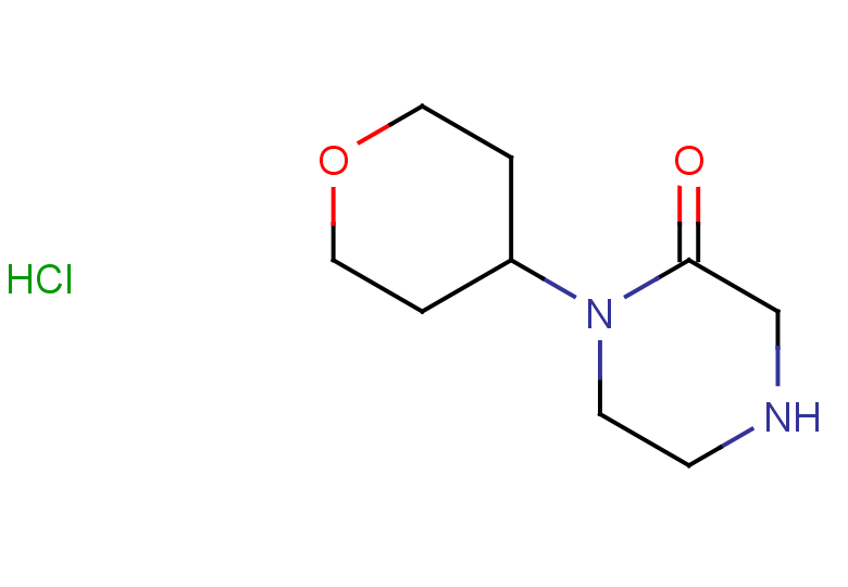 1-(tetrahydro-2H-pyran-4-yl)-2-piperazinone hydrochloride
