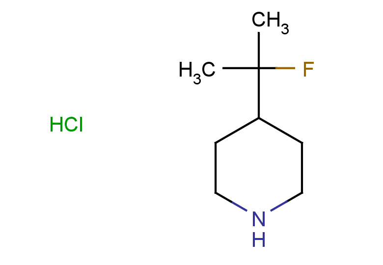 4-(2-fluoropropan-2-yl)piperidine hydrochloride