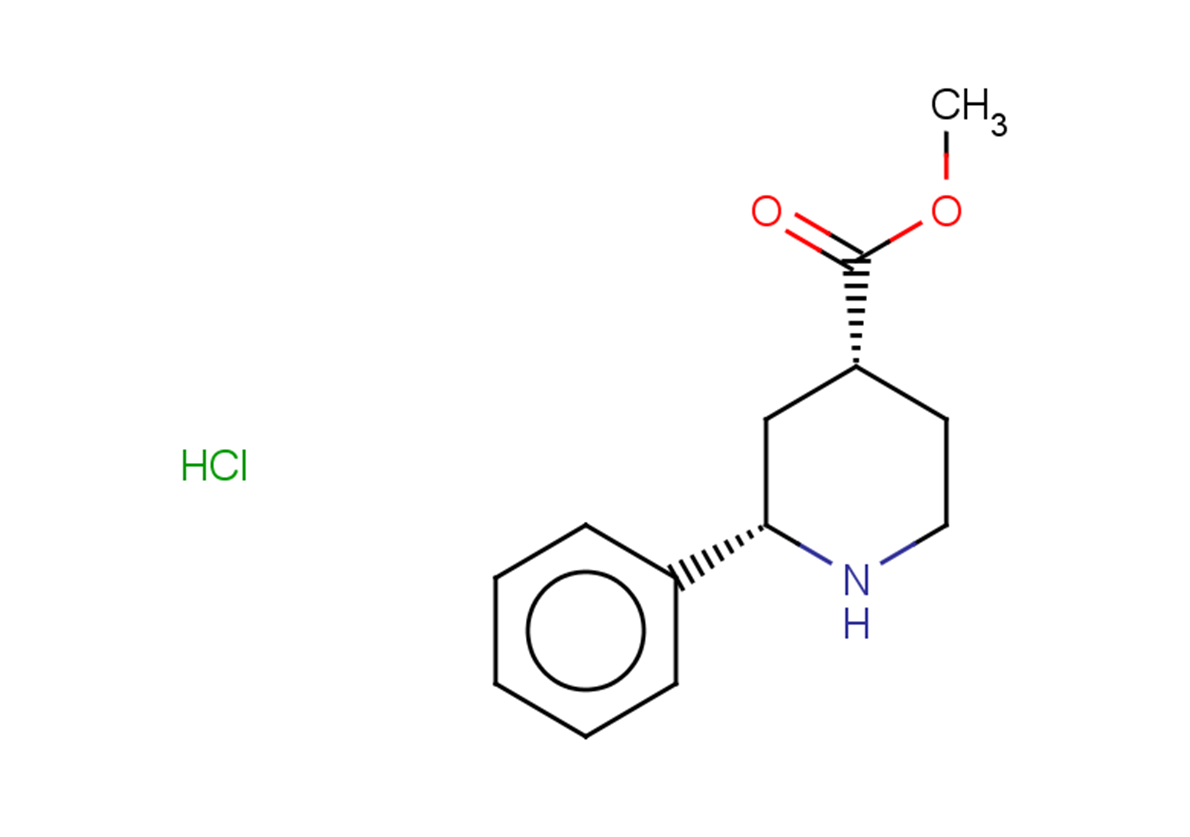 rac-methyl (2R,4S)-2-phenylpiperidine-4-carboxylate hydrochloride, cis