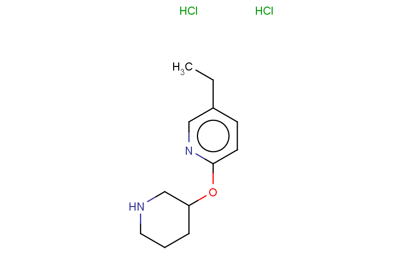 5-ethyl-2-(piperidin-3-yloxy)pyridine dihydrochloride