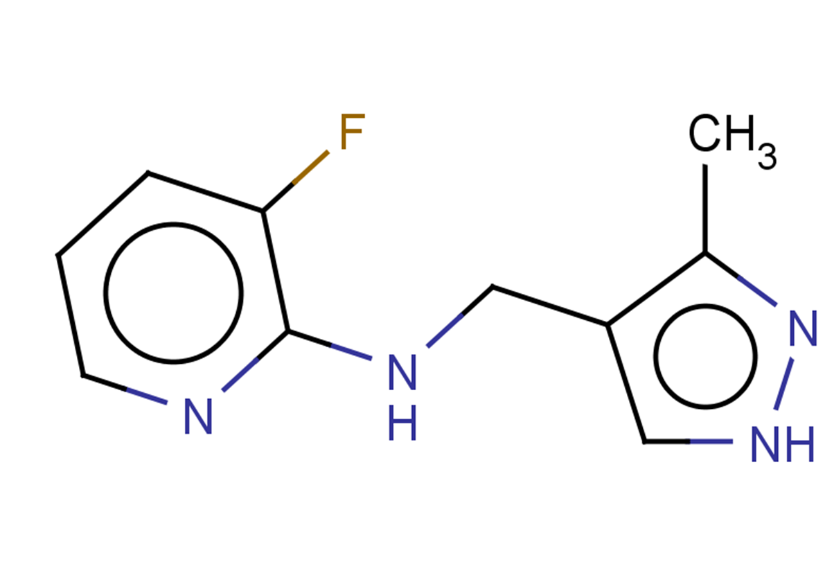 3-fluoro-N-[(3-methyl-1H-pyrazol-4-yl)methyl]pyridin-2-amine
