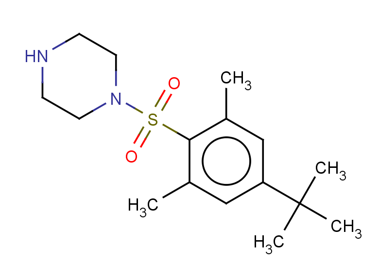 1-(4-tert-butyl-2,6-dimethylbenzenesulfonyl)piperazine