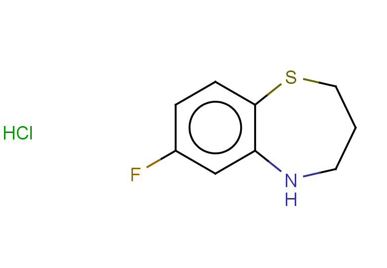 7-fluoro-2,3,4,5-tetrahydro-1,5-benzothiazepine hydrochloride