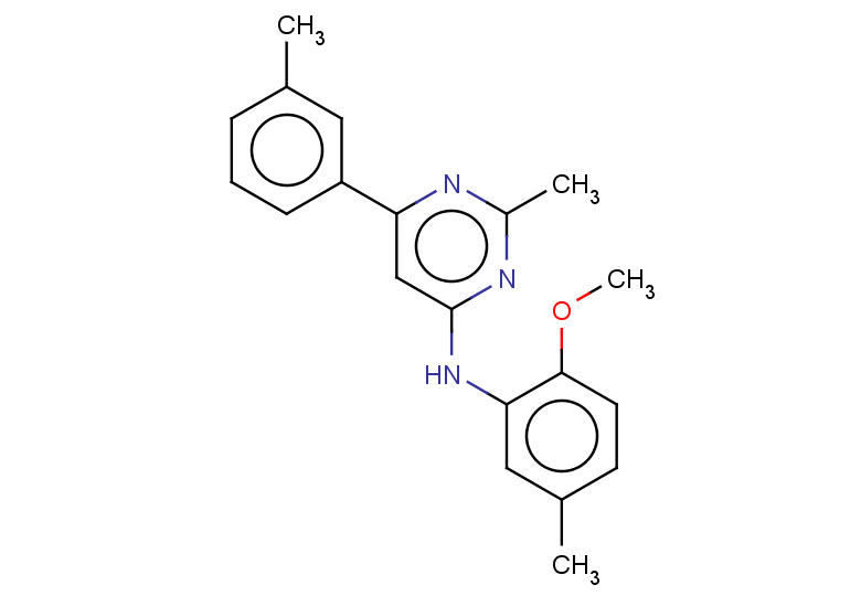 N-(2-methoxy-5-methylphenyl)-2-methyl-6-(3-methylphenyl)pyrimidin-4-amine
