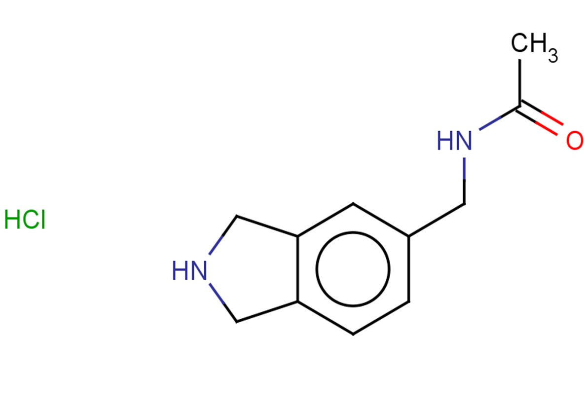 N-(2,3-dihydro-1H-isoindol-5-ylmethyl)acetamide hydrochloride