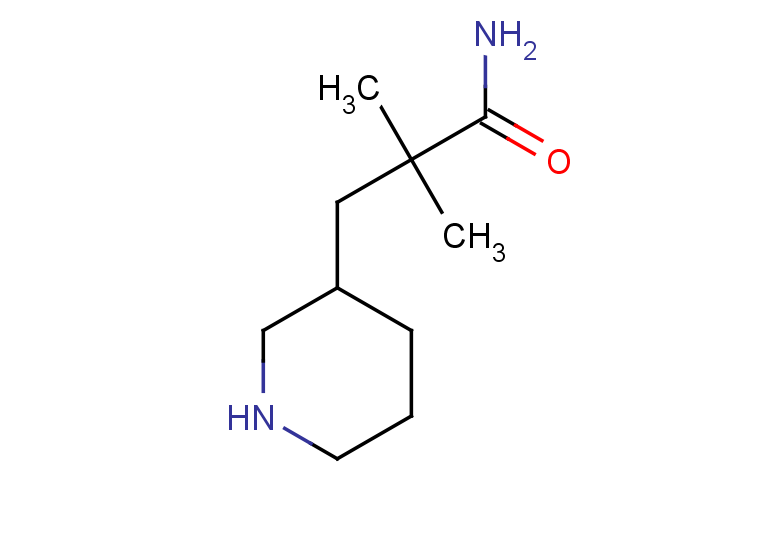 2,2-dimethyl-3-(piperidin-3-yl)propanamide