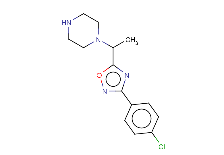 1-{1-[3-(4-chlorophenyl)-1,2,4-oxadiazol-5-yl]ethyl}piperazine