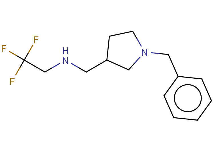 [(1-benzylpyrrolidin-3-yl)methyl](2,2,2-trifluoroethyl)amine