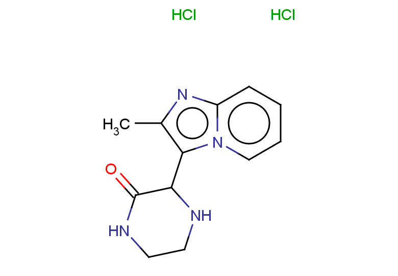 3-{2-methylimidazo[1,2-a]pyridin-3-yl}piperazin-2-one dihydrochloride