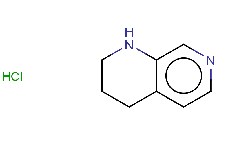 1,2,3,4-tetrahydro-1,7-naphthyridine hydrochloride