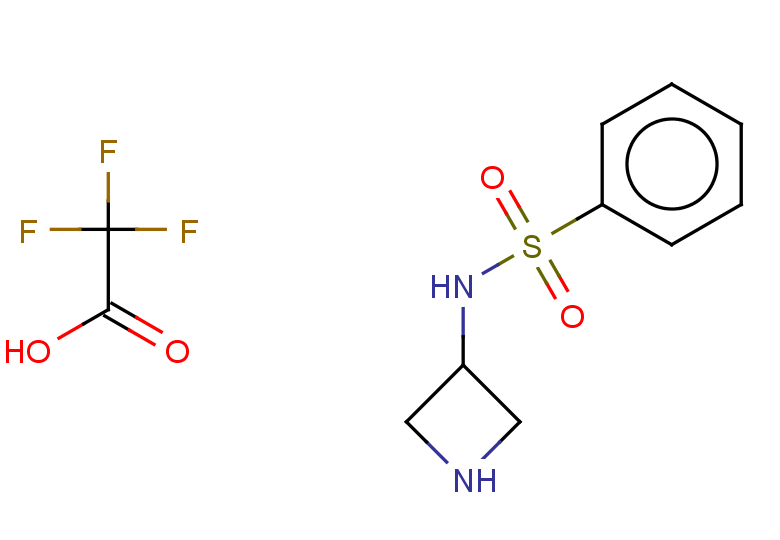 N-(azetidin-3-yl)benzenesulfonamide, trifluoroacetic acid