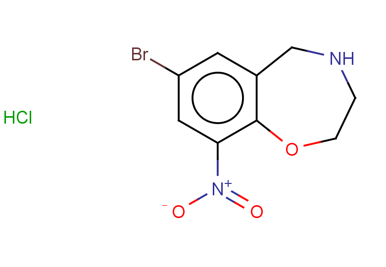 7-bromo-9-nitro-2,3,4,5-tetrahydro-1,4-benzoxazepine hydrochloride